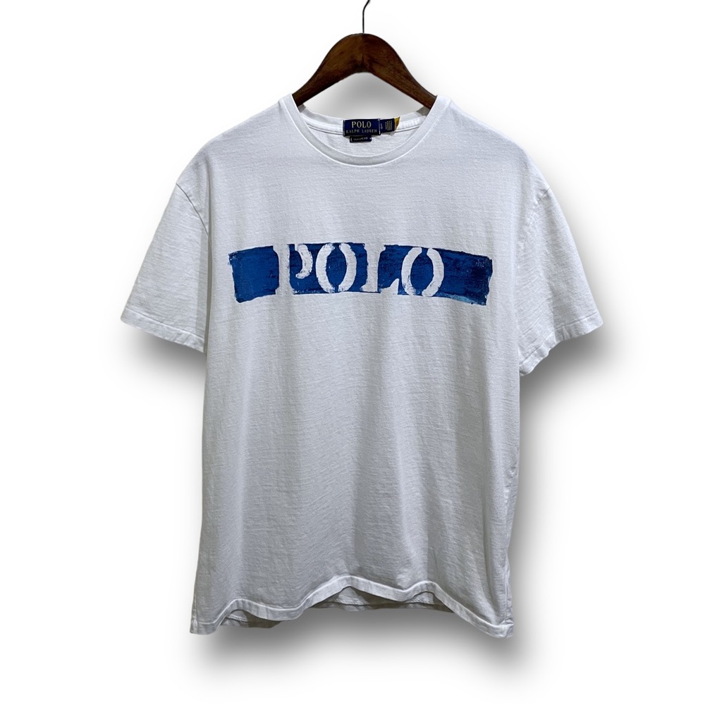 Polo Ralph Lauren Men's Classic Fit Script Logo Graphic Print T Shirt Size Large